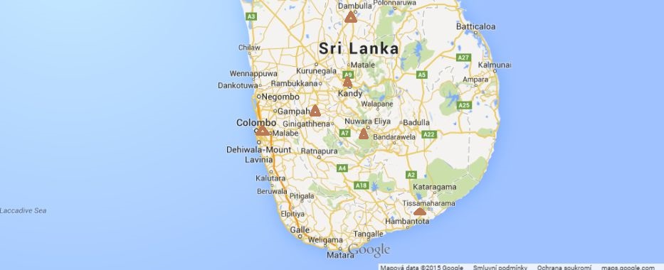 Srí Lanka - dlouhý okruh